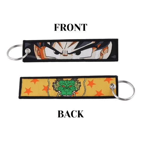 Dragonball Z Embroidered ANIME Keychain – Double Sided