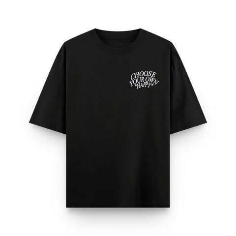 Choose Your Own Happy Oversized Tshirt by Kaihama