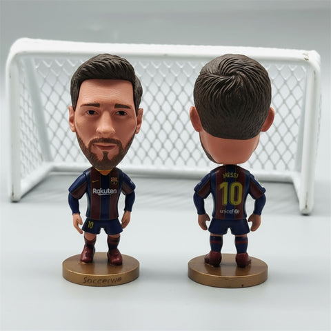 Cristiano Ronaldo & Lionel Messi Miniature Figurines – 6.5cm Collectible