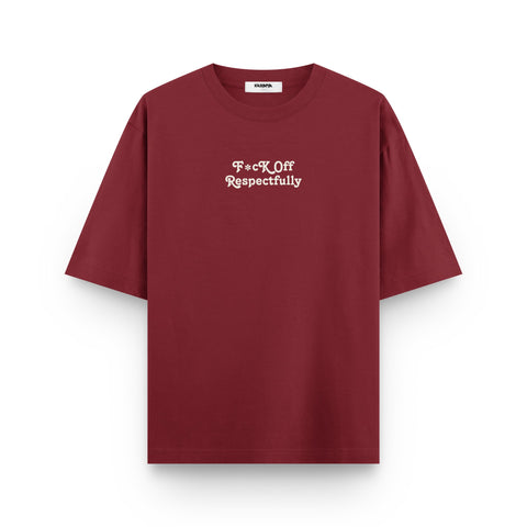 F*ck Off Respectfully Oversized T-Shirt by Kaihama