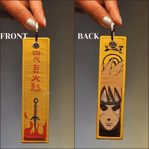 Naruto Embroidered ANIME Keychain – Double Sided