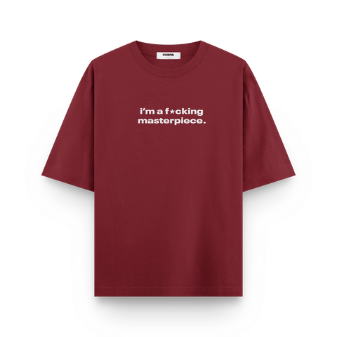 "I'm a F★cking Masterpiece" Oversized Tee by Kaihama