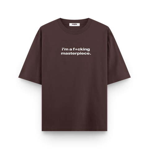 "I'm a F★cking Masterpiece" Oversized Tee by Kaihama