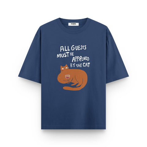 Approved by the Cat Oversized T-Shirt by Kaihama