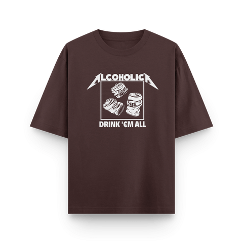 Alcoholica Oversized Tshirt by Kaihama