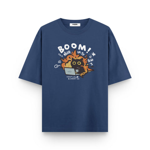 Boom! Keep Calm Oversized T-Shirt – Kaihama Studios