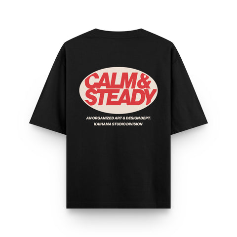 Calm & Steady Oversized T-Shirt – Kaihama Studio Edition