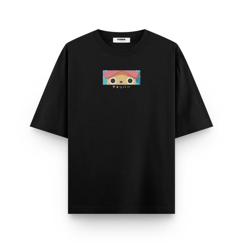 Chopper Eyes Oversized Anime Tee
