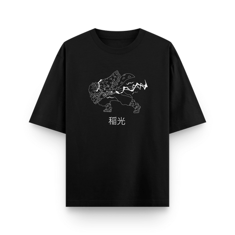 Zenitsu from Demon Slayer Anime Oversized T-Shirt