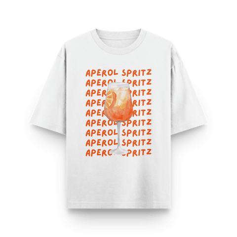 Aperol Spritz V2 Oversized Tshirt by Kaihama
