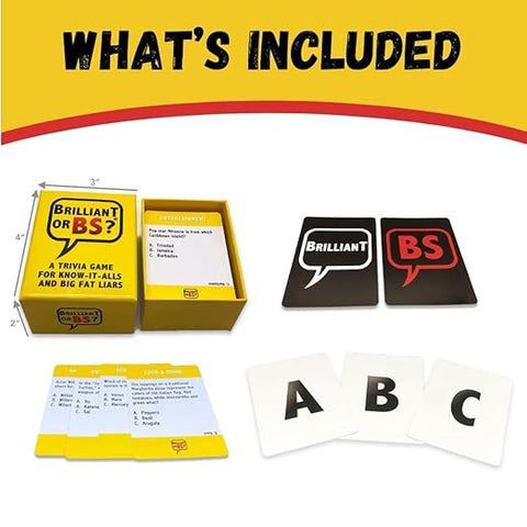 Brilliant or BS? – The Trivia Game for Know-It-Alls & Big Fat Liars