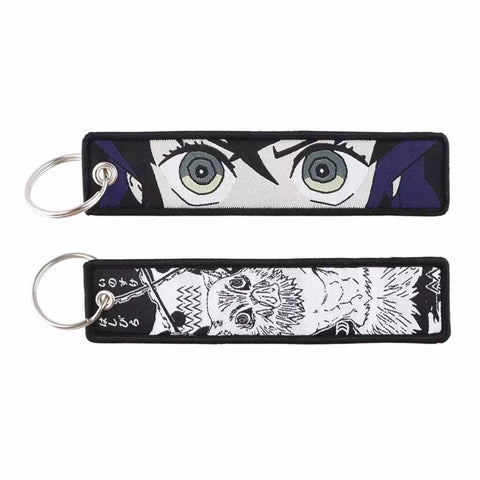 Demon Slayer Embroidered ANIME Keychain – Double Sided