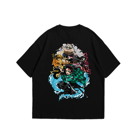 Demon Slayer Anime Oversized Tshirt