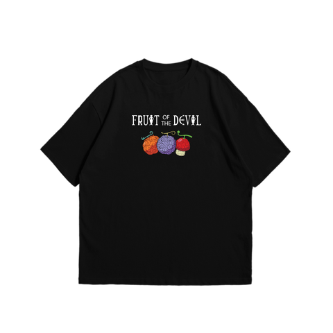Devil Fruit from one piece Anime Oversized Tshirt