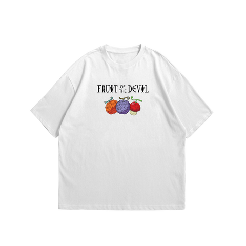 Devil Fruit from one piece Anime Oversized Tshirt