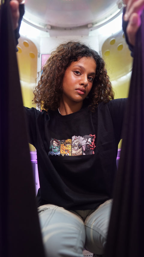 Demon Slayer Anime Oversized Tshirt