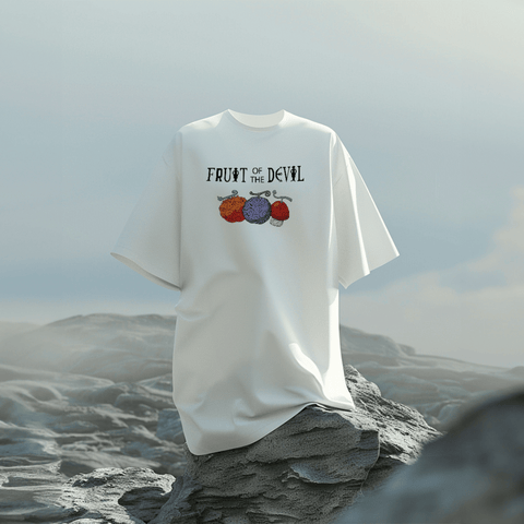 Devil Fruit from one piece Anime Oversized Tshirt