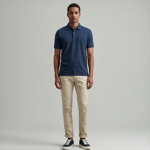 Everyday Polo – Men's Classic Fit in 4 Bold Colors| Bio-Washed