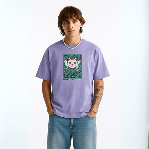 Lucky Maneki-Neko Oversized T-Shirt – Kaihama Edition