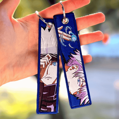 Jujutsu Kaisen Embroidered ANIME Keychain – Double Sided