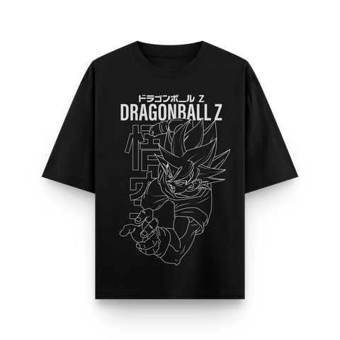 Goku from Dragonball Z Series Anime Oversized T-Shirt