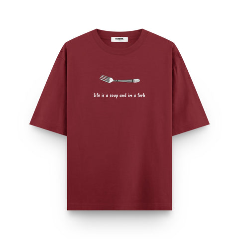 Life Is a Soup Oversized T-Shirt