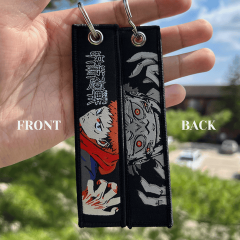 Jujutsu Kaisen Embroidered ANIME Keychain – Double Sided