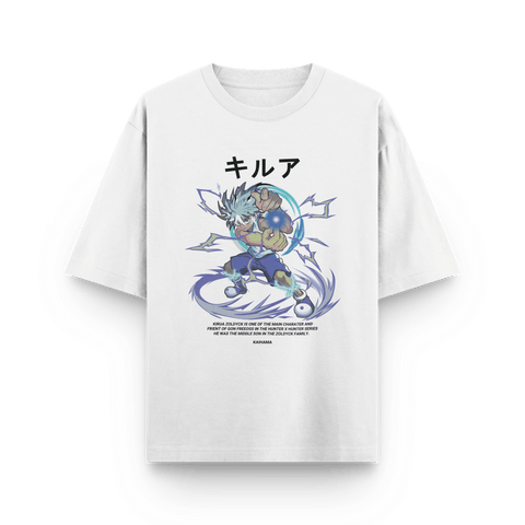 Kirua from Hunter X Hunter Anime Oversized Tshirt