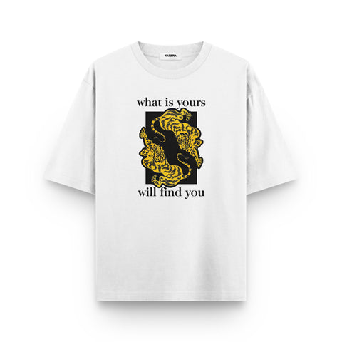 What Is Yours Will Find You Oversized T-Shirt – Kaihama Studios