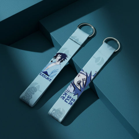 Naruto Satin Keychain – Itachi Uchiha, Sasuke Uchiha Edition