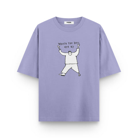 Where The Hell Are We? Oversized T-Shirt