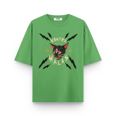Contra Malas – Evil Slayer Oversized Graphic T-Shirt