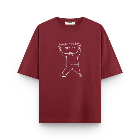Where The Hell Are We? Oversized T-Shirt