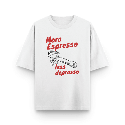 More Espresso, less Depresso Oversized Tshirt by Kaihama