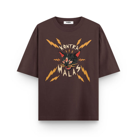 Contra Malas – Evil Slayer Oversized Graphic T-Shirt