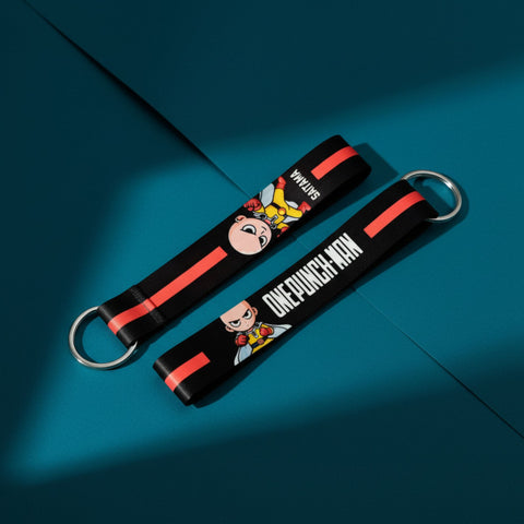 One Punch Man Satin Keychain – Saitama Edition