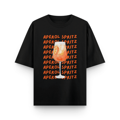 Aperol Spritz V2 Oversized Tshirt by Kaihama