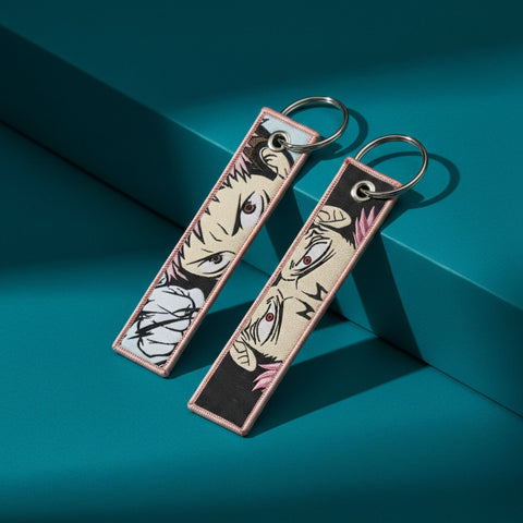 Jujutsu Kaisen Embroidered ANIME Keychain – Double Sided