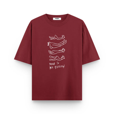 Yoga Is My Passion Oversized T-Shirt