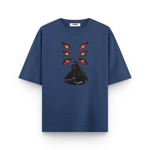 Kokushibo (Former Upper Moon One) Demon Slayer Oversized T-Shirt