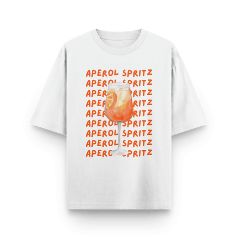 Aperol Spritz V2 Oversized Tshirt by Kaihama