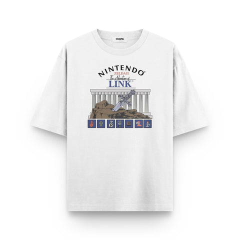 Zelda Inspired – Master Sword Pixel Relic Oversized Tee