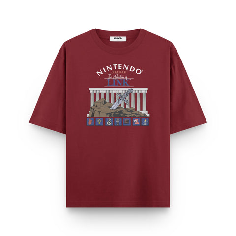 Zelda Inspired – Master Sword Pixel Relic Oversized Tee