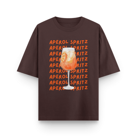 Aperol Spritz V2 Oversized Tshirt by Kaihama