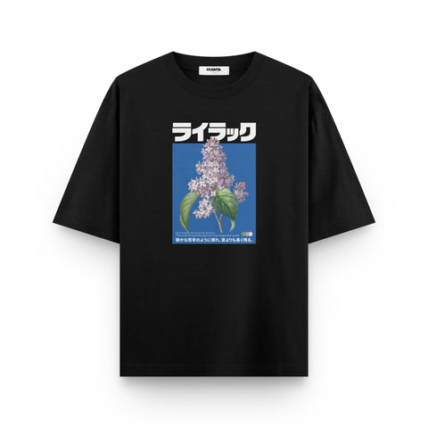 Lilac Bloom Oversized T-Shirt – Kaihama Studios