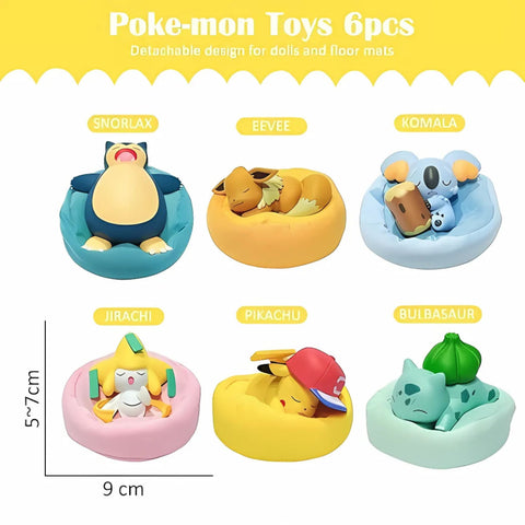 Pokémon Starry Dream Sleeping Figures