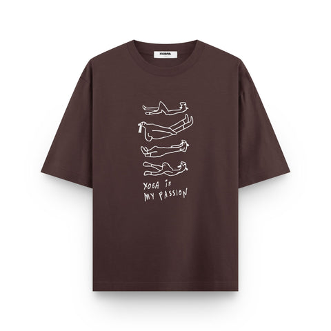 Yoga Is My Passion Oversized T-Shirt