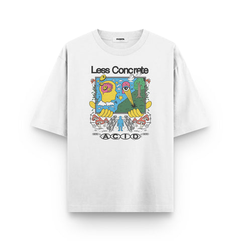 Less Concrete More Acid – Psychedelic Oversized T-Shirt