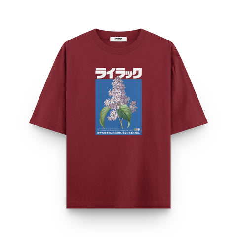 Lilac Bloom Oversized T-Shirt – Kaihama Studios