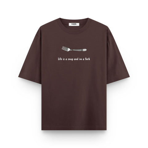 Life Is a Soup Oversized T-Shirt